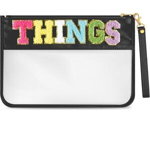 Colorful Lettered Pouch NWT